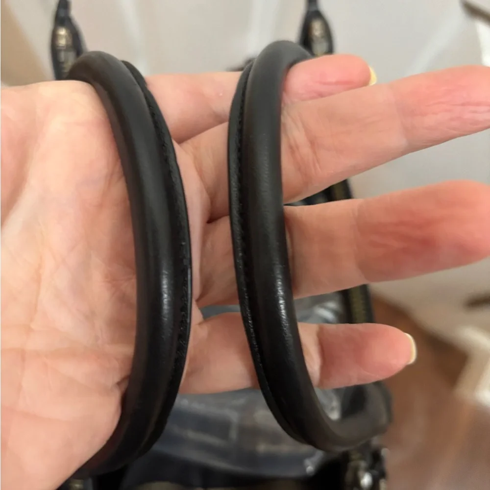 Coach G1481-33859 Crosby Carryall Metallic Gold Crackle Leather/Gunmetal Hrdware - Picture 15 of 16